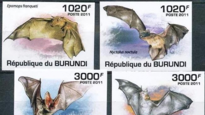 邮票上的多种病毒的宿主——蝙蝠！