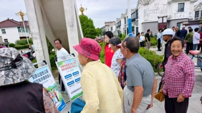 大桥镇开展文明殡葬宣传活动