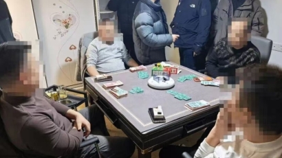 大丰公安抓获4个人深夜聚赌，3万块赌资被没收