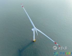 江苏最大“风车”转起来 转一圈发电29千瓦时