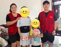 大丰区红色驿站开展困境学子开学慰问活动