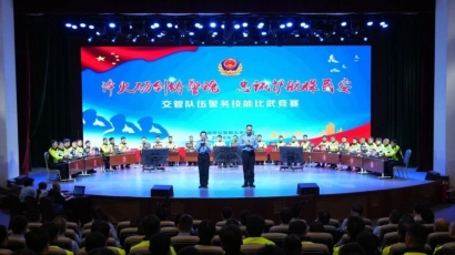 大丰公安举办交管队伍警务技能比武竞赛